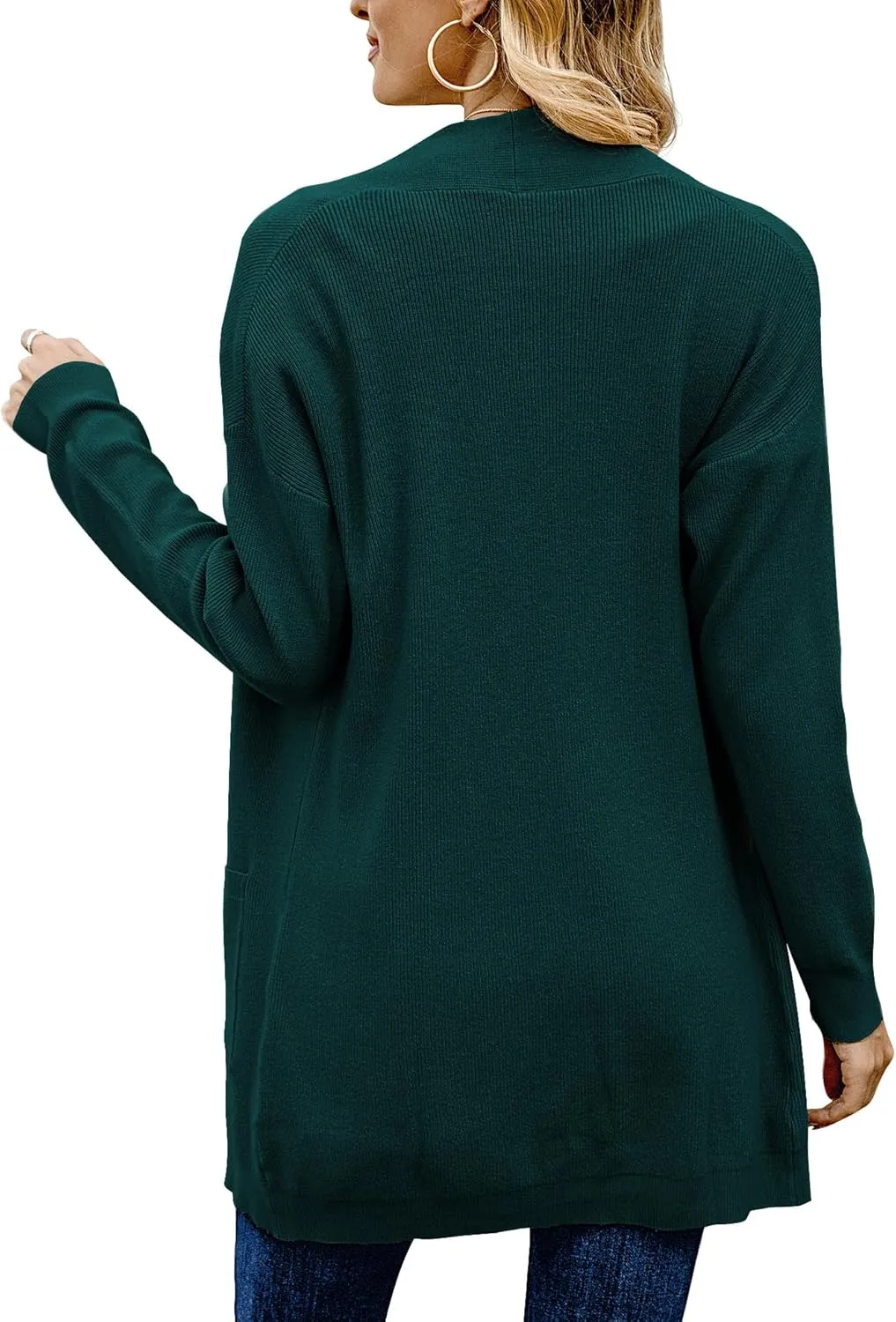 ANIXAY Cardigan Sweaters for Women 2024 Long Sleeve Open Front Knit Outwear Coat Womens Cardigan with Pockets