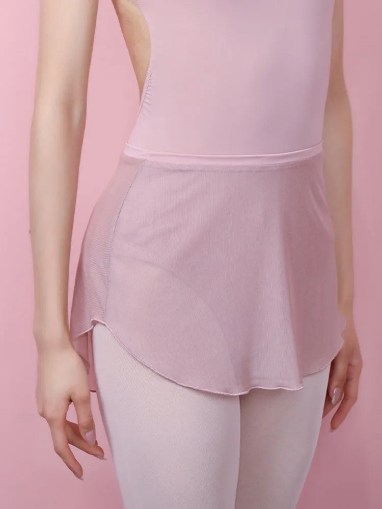 Ballet Arc Translucent Mesh Skirt Practice Bottoms