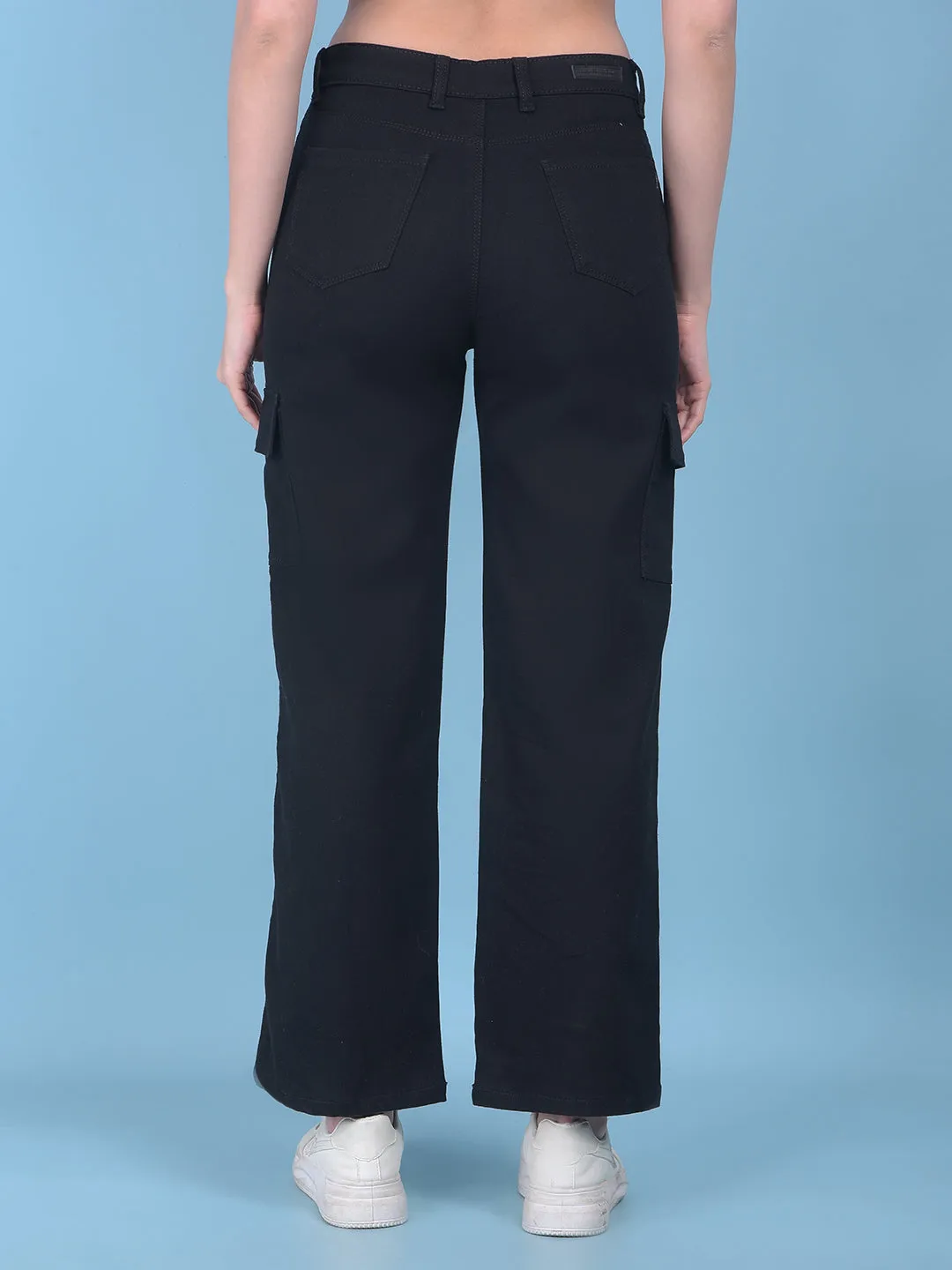 Black Cargo Jeans