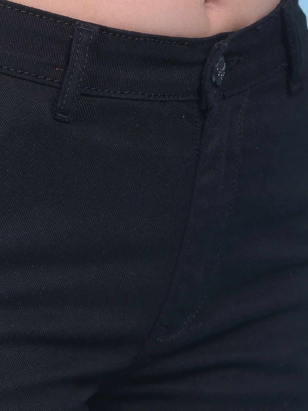 Black Cargo Jeans