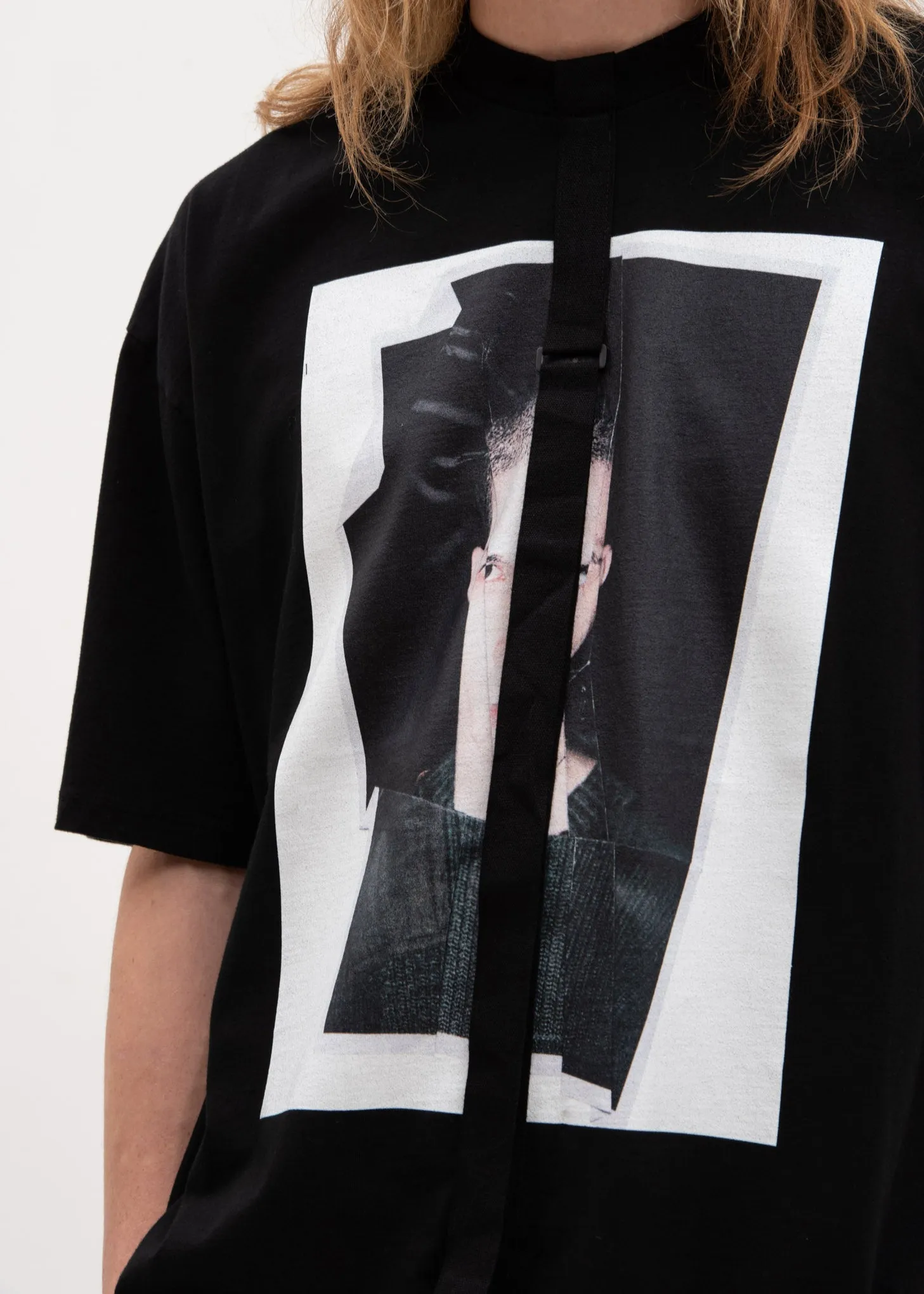Black Relaxed Fit T-Shirt Crash