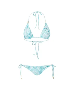 Cancun Paisley Classic Triangle Bikini - FINAL SALE