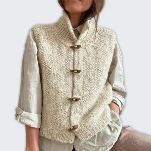 Chic Sleeveless Cardigan - Lightweight and Versatile Layering Piece