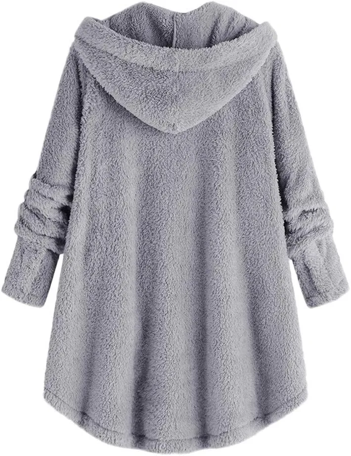 ChicCrate Cardigan Sweaters for Women Fleece Sherpa Jacket Open Front Lightweight Cardigans Long Sleeve Pullover Warm Clothes