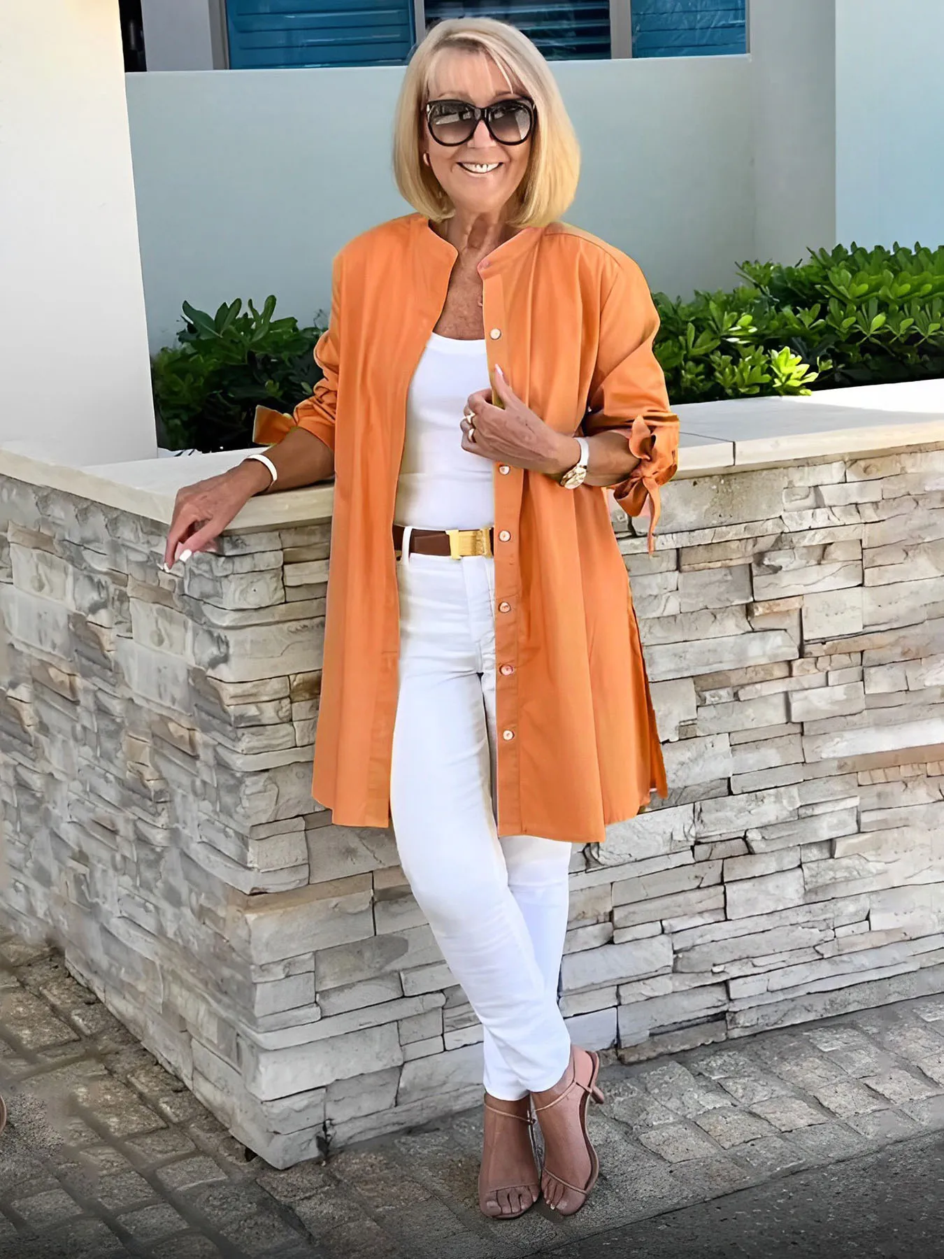 CLINA - Classy Long Shirt Jacket