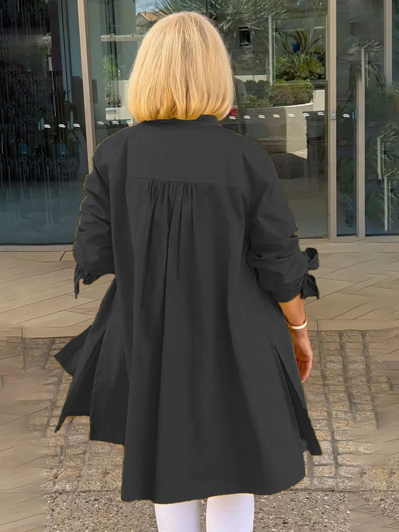 CLINA - Classy Long Shirt Jacket