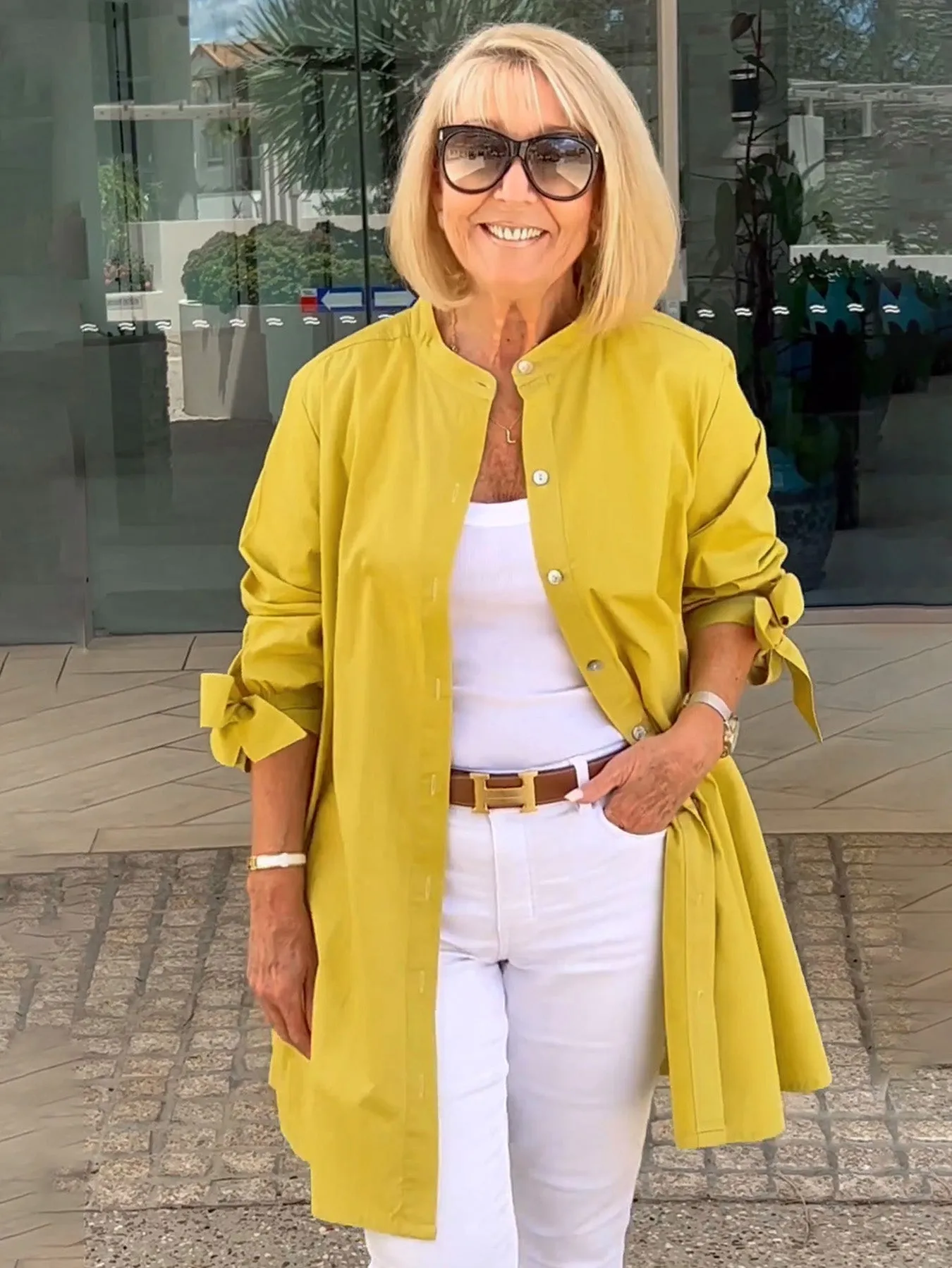CLINA - Classy Long Shirt Jacket