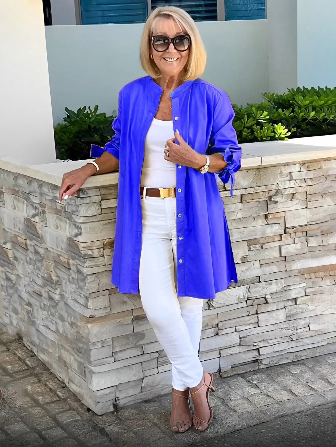 CLINA - Classy Long Shirt Jacket