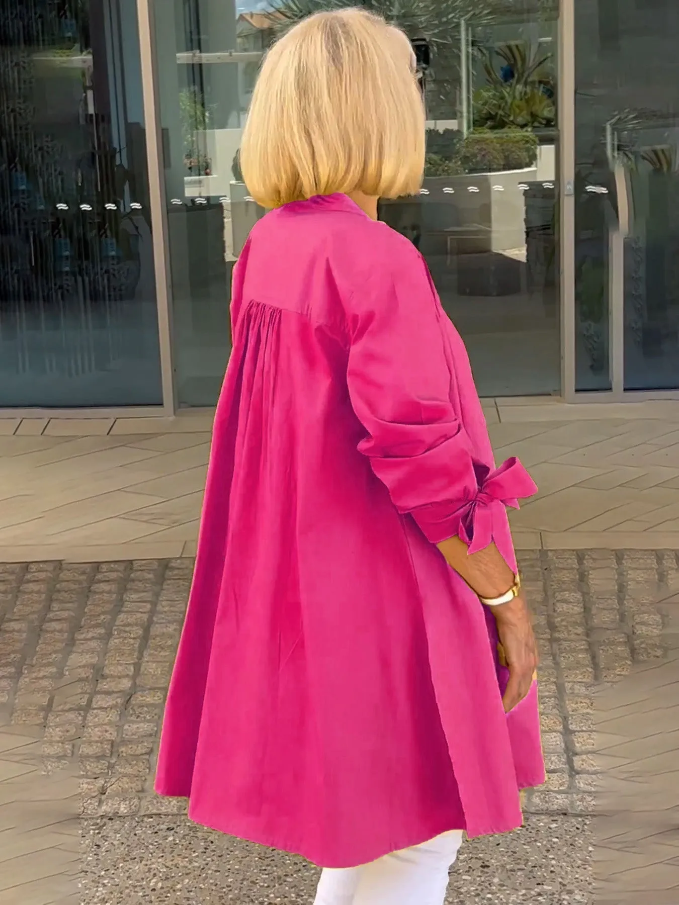 CLINA - Classy Long Shirt Jacket