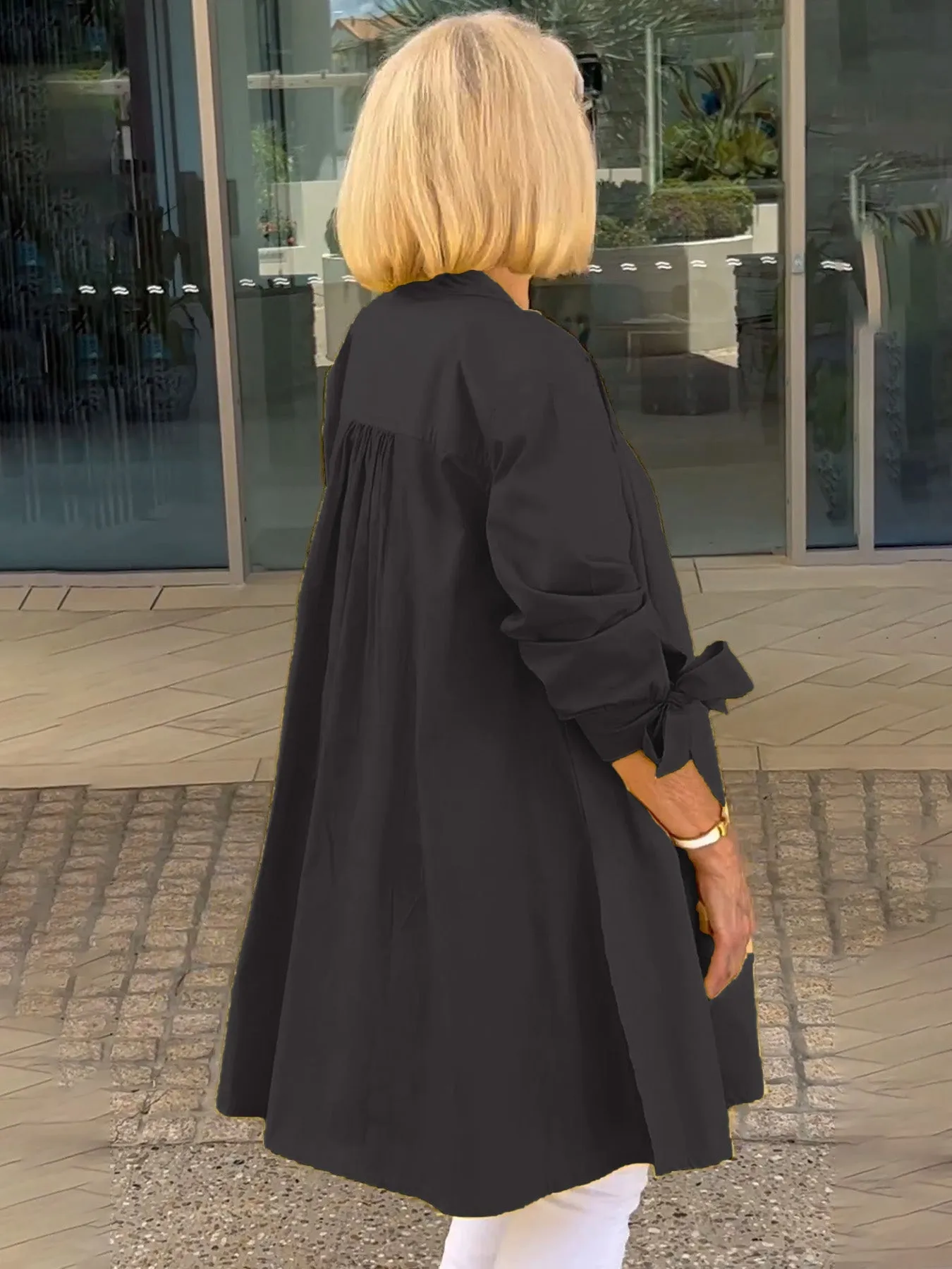 CLINA - Classy Long Shirt Jacket