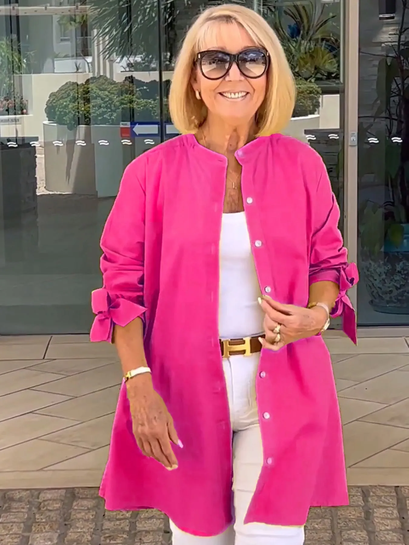 CLINA - Classy Long Shirt Jacket