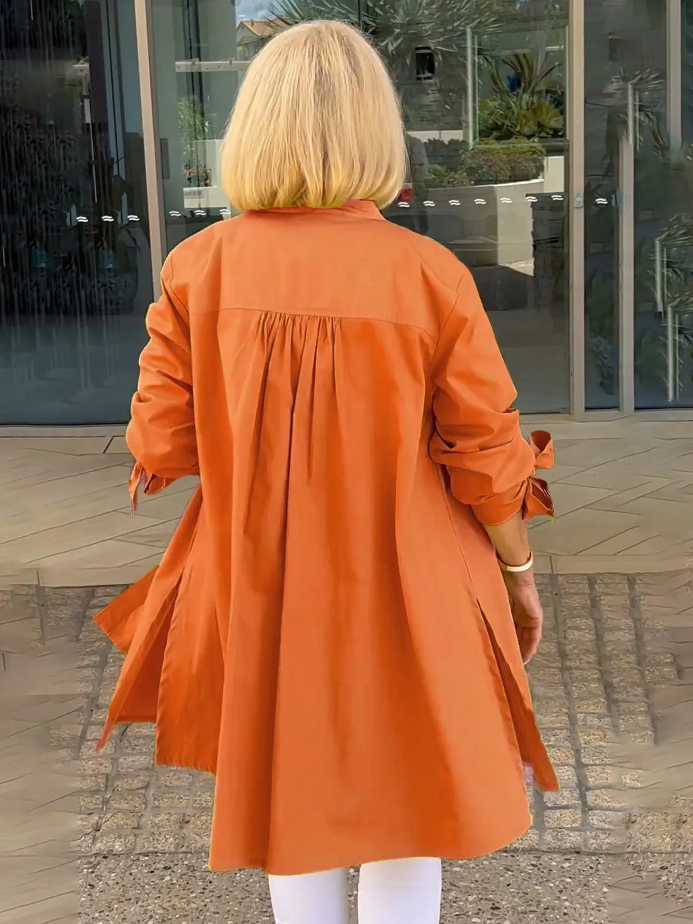 CLINA - Classy Long Shirt Jacket