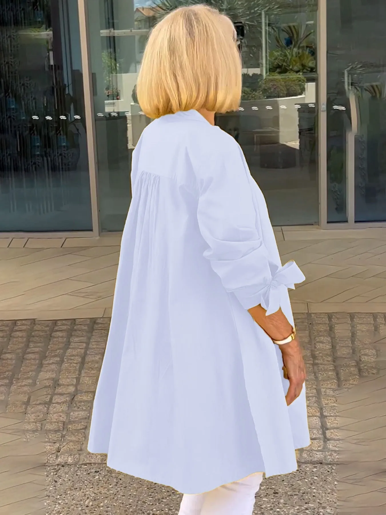 CLINA - Classy Long Shirt Jacket