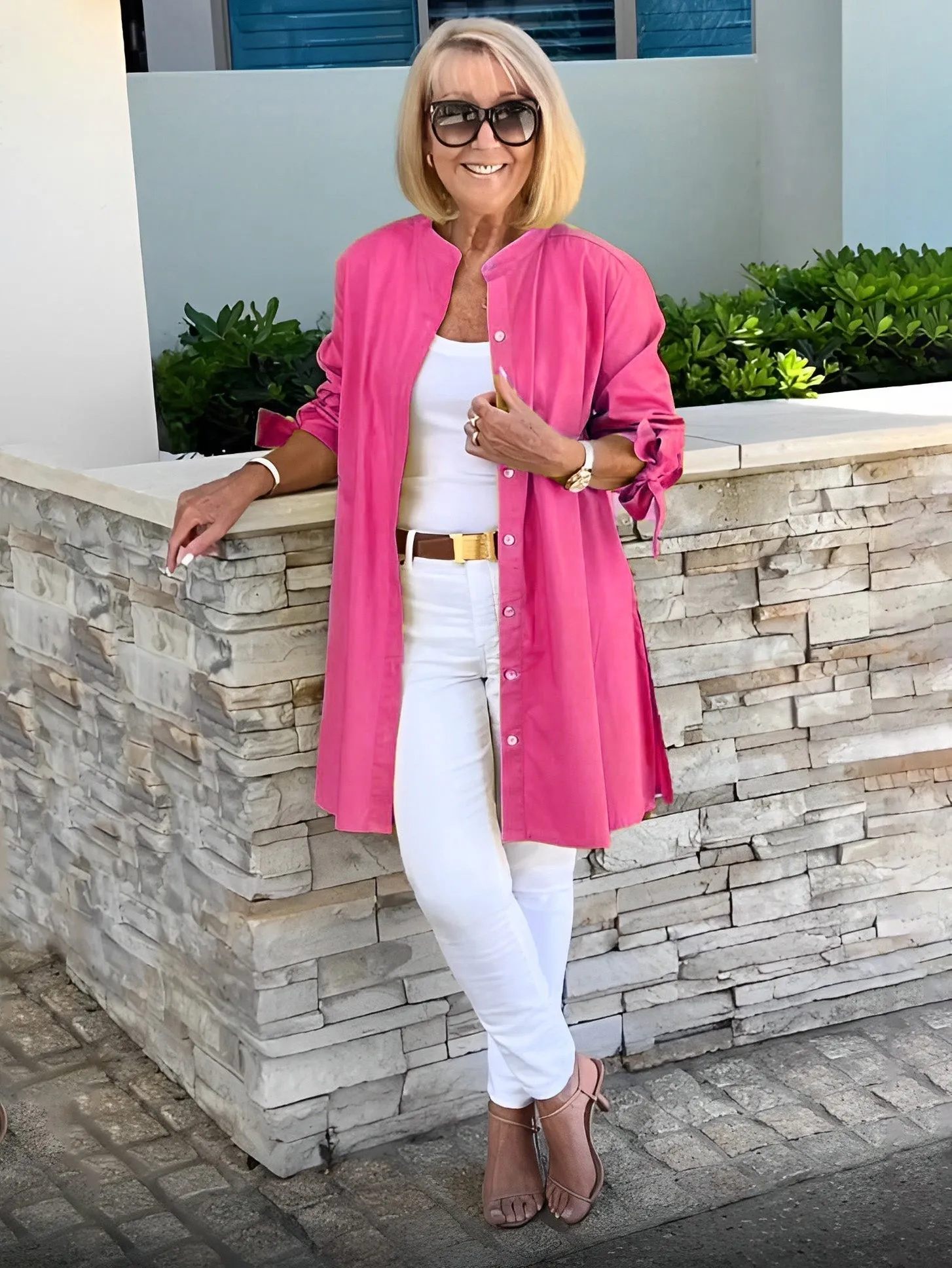 CLINA - Classy Long Shirt Jacket