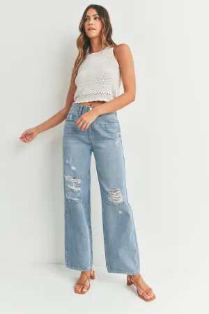 Dad Jean Distressed