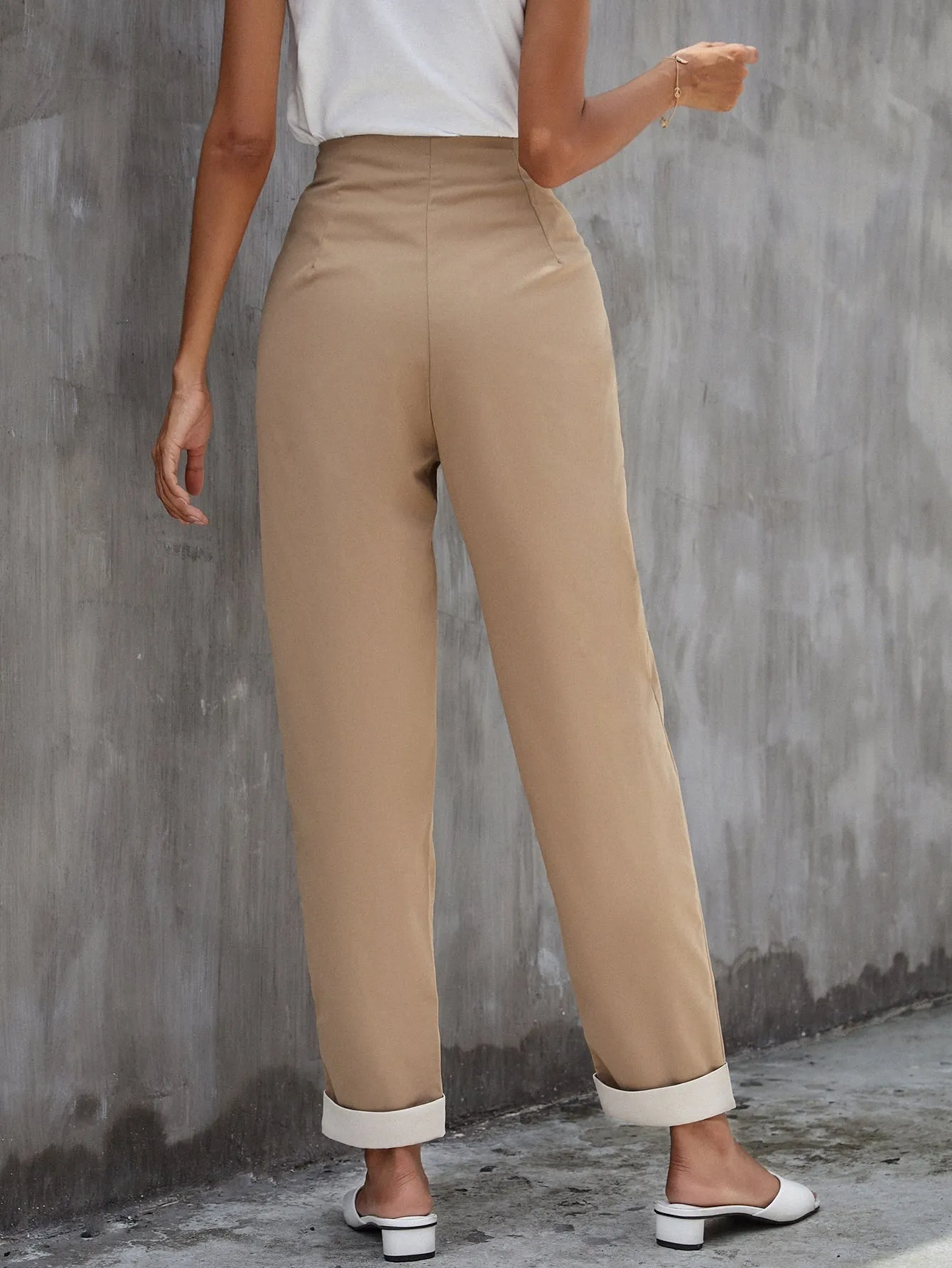 Elegant Natural Long Women Pants