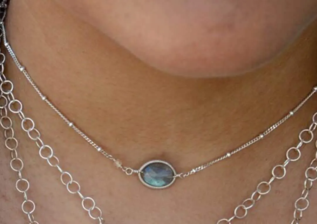 Erica Oval Layering Necklace