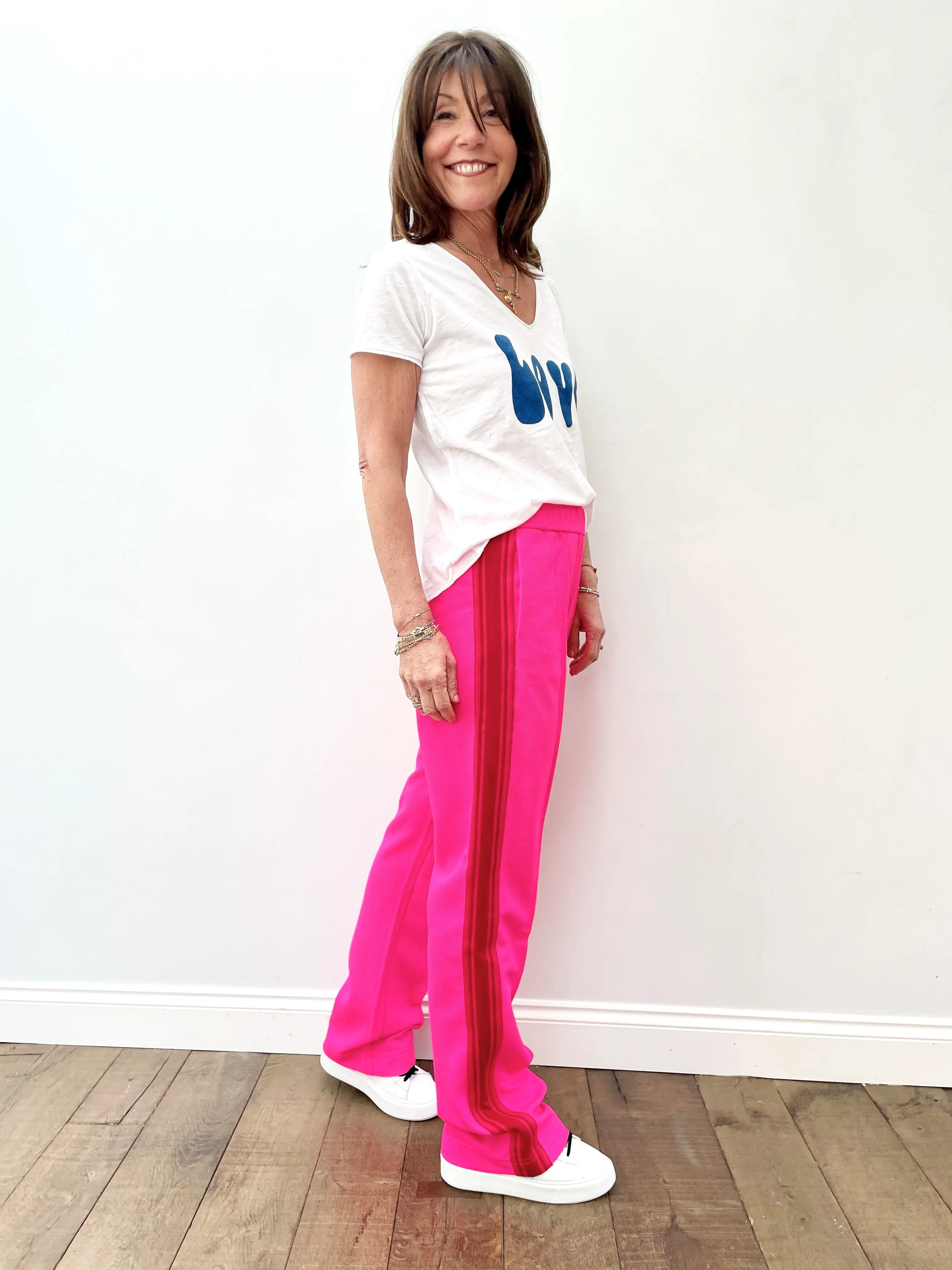 FIVE TSE2124 LOVE tee in White