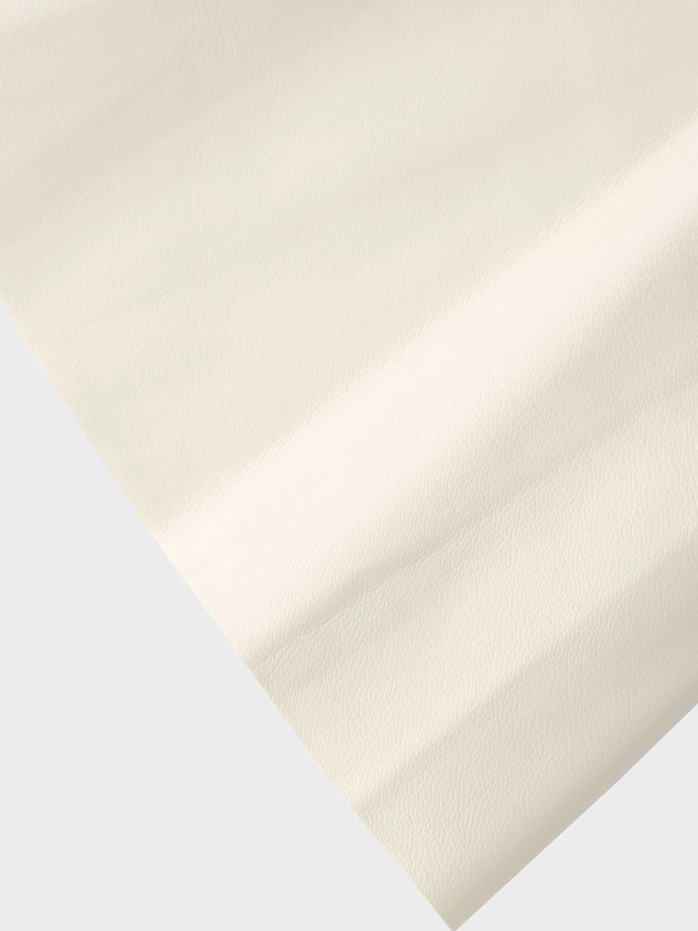 Flare Leather Skirt 23.5"-Ivory
