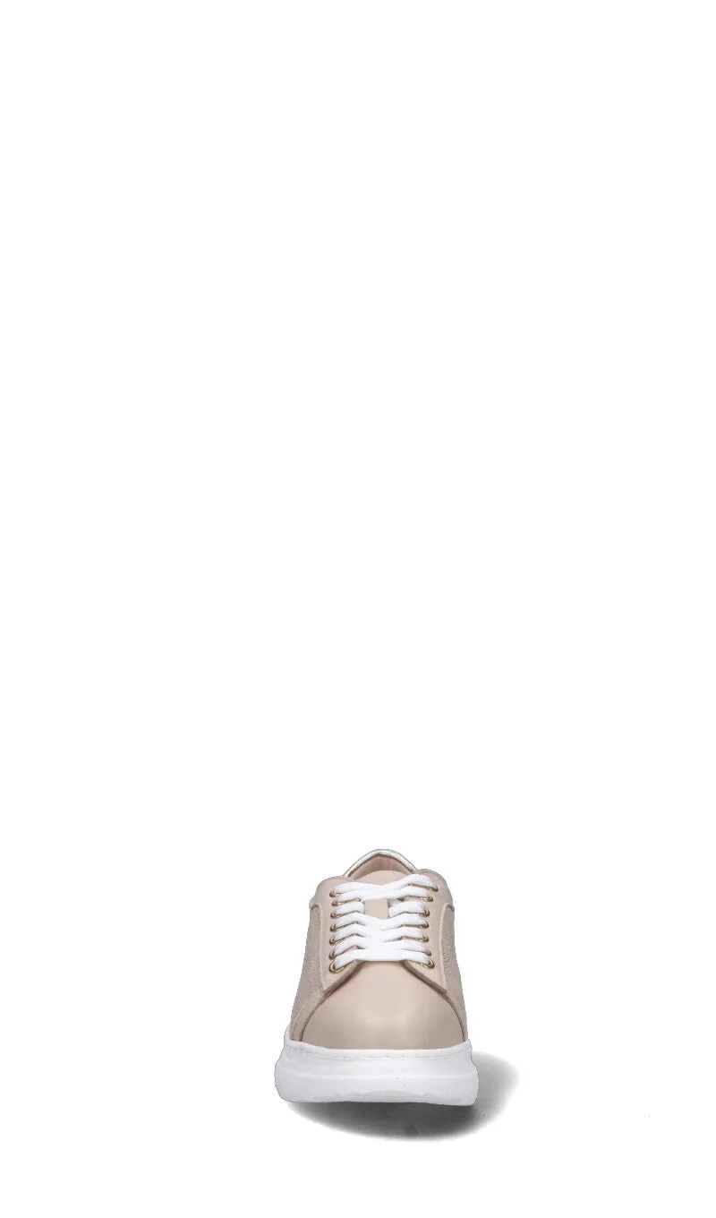 FRAU Sneaker donna beige/oro in pelle