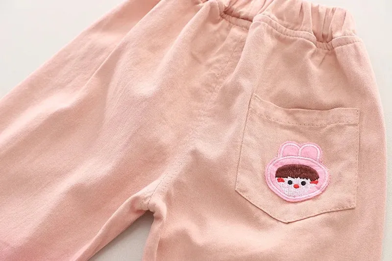 Girls Ombre Jacket, T-shirt And Jeans 3 Pcs Set