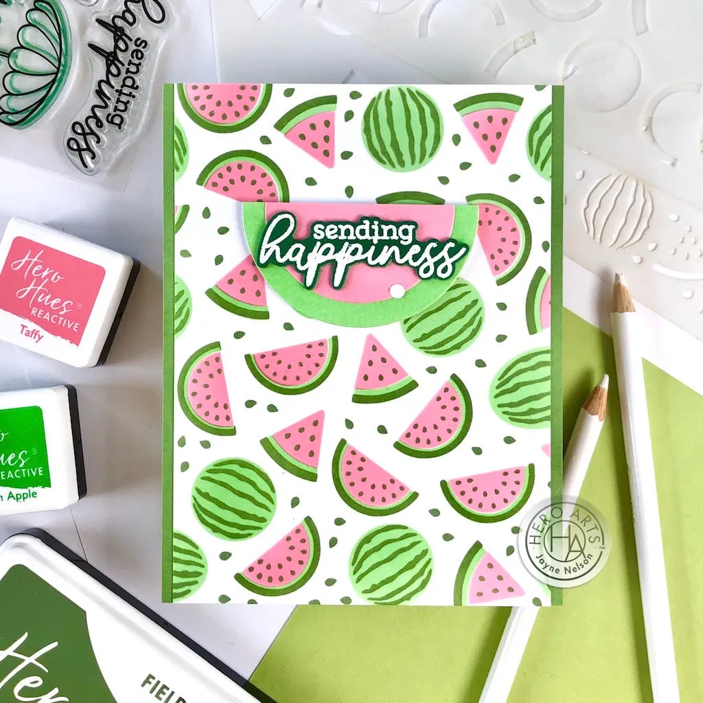 Hero Arts Color Layering Watermelon Stencils