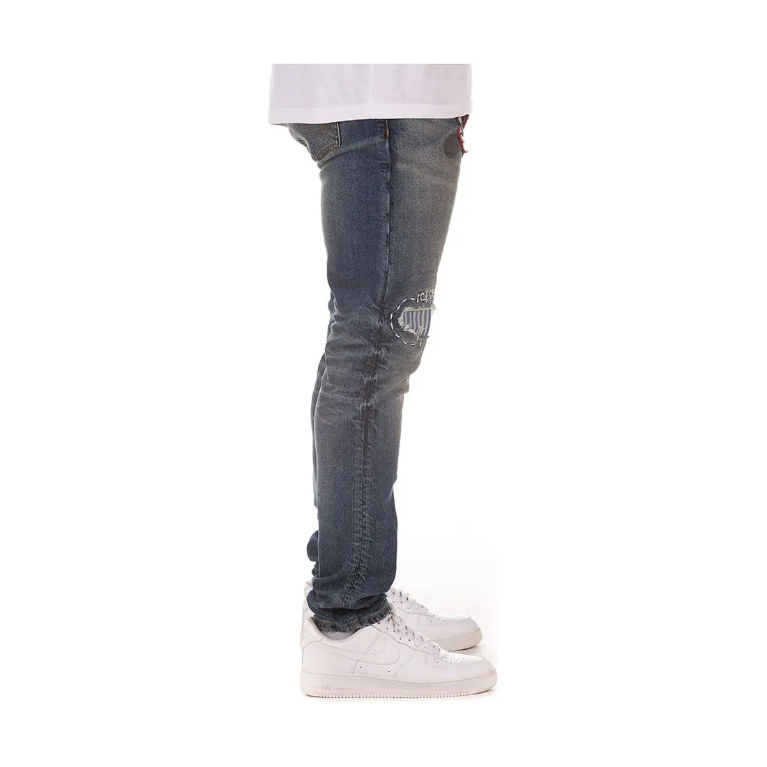 Ice Cream "Reduce Reuse" Blueberry Haze Repair Jean (431-7100)