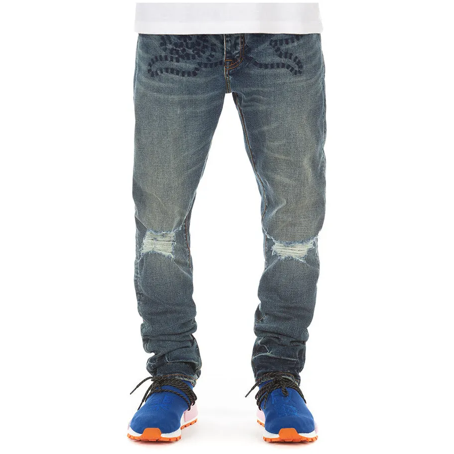 Ice Cream Vanilla Swirl Notch Jeans (421-8100)