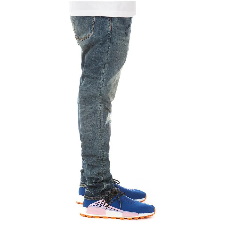 Ice Cream Vanilla Swirl Notch Jeans (421-8100)