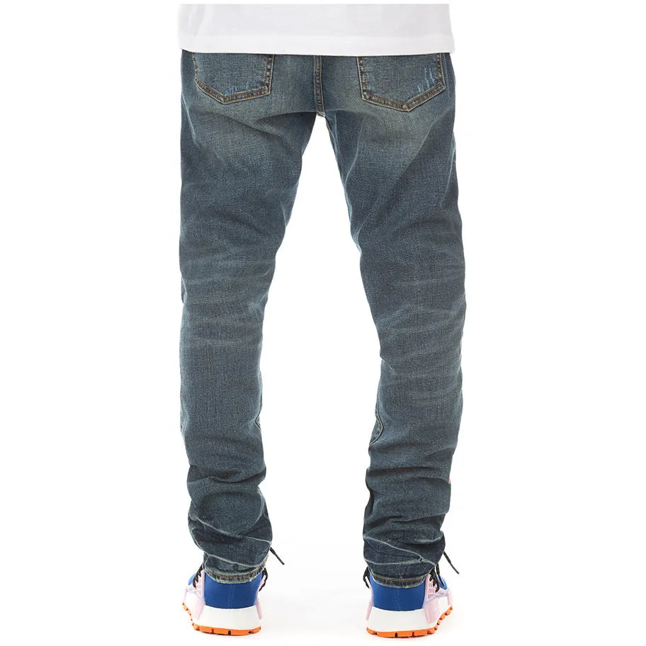 Ice Cream Vanilla Swirl Notch Jeans (421-8100)