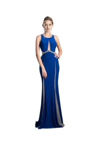 Illusion Paneled Cutout Gown 2025 Chic Evening Dress