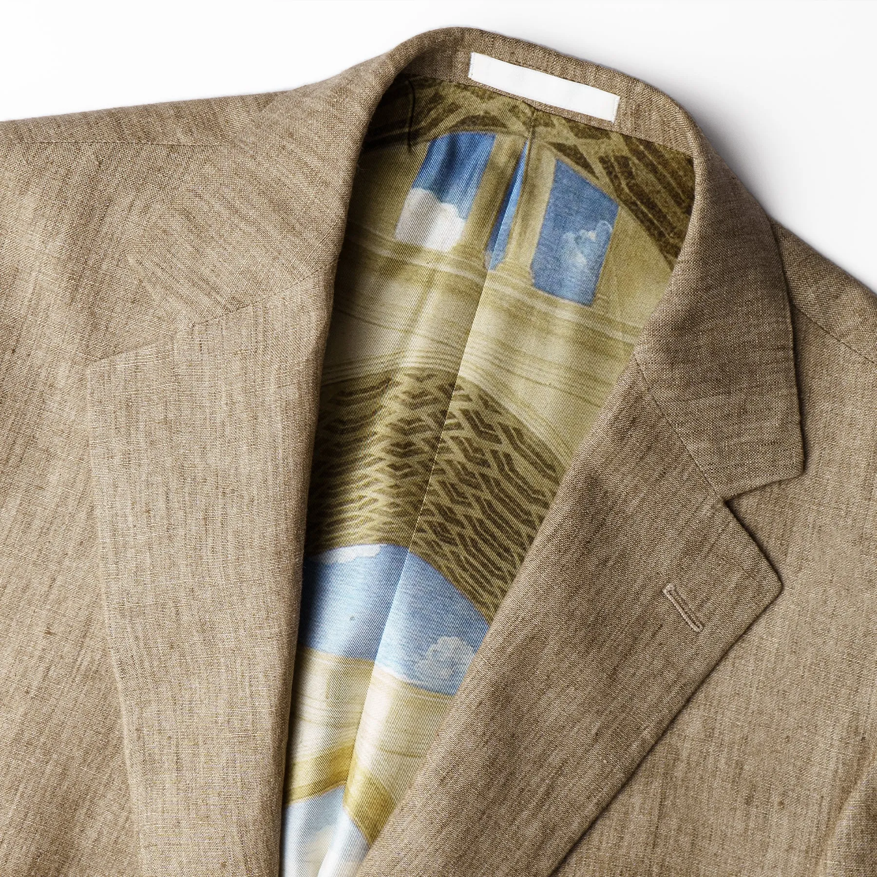 Light Brown Linen Jacket
