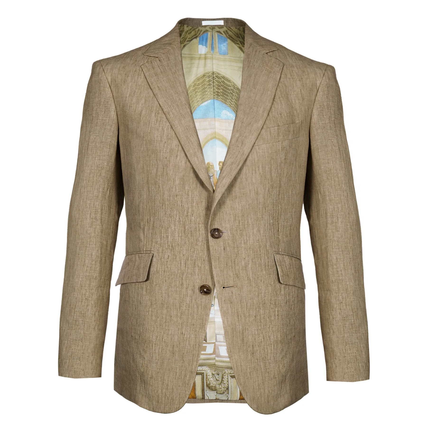 Light Brown Linen Jacket