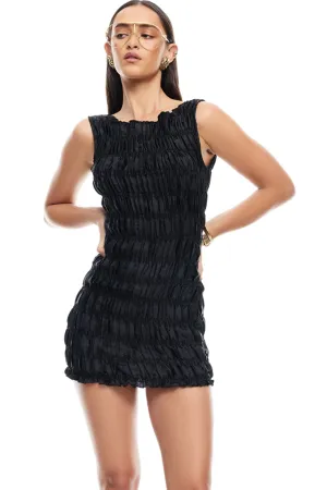 LIONESS Guccio Mini Dress Onyx