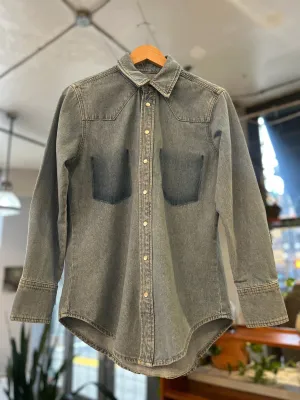 Liv Western Shirt - Park Wash