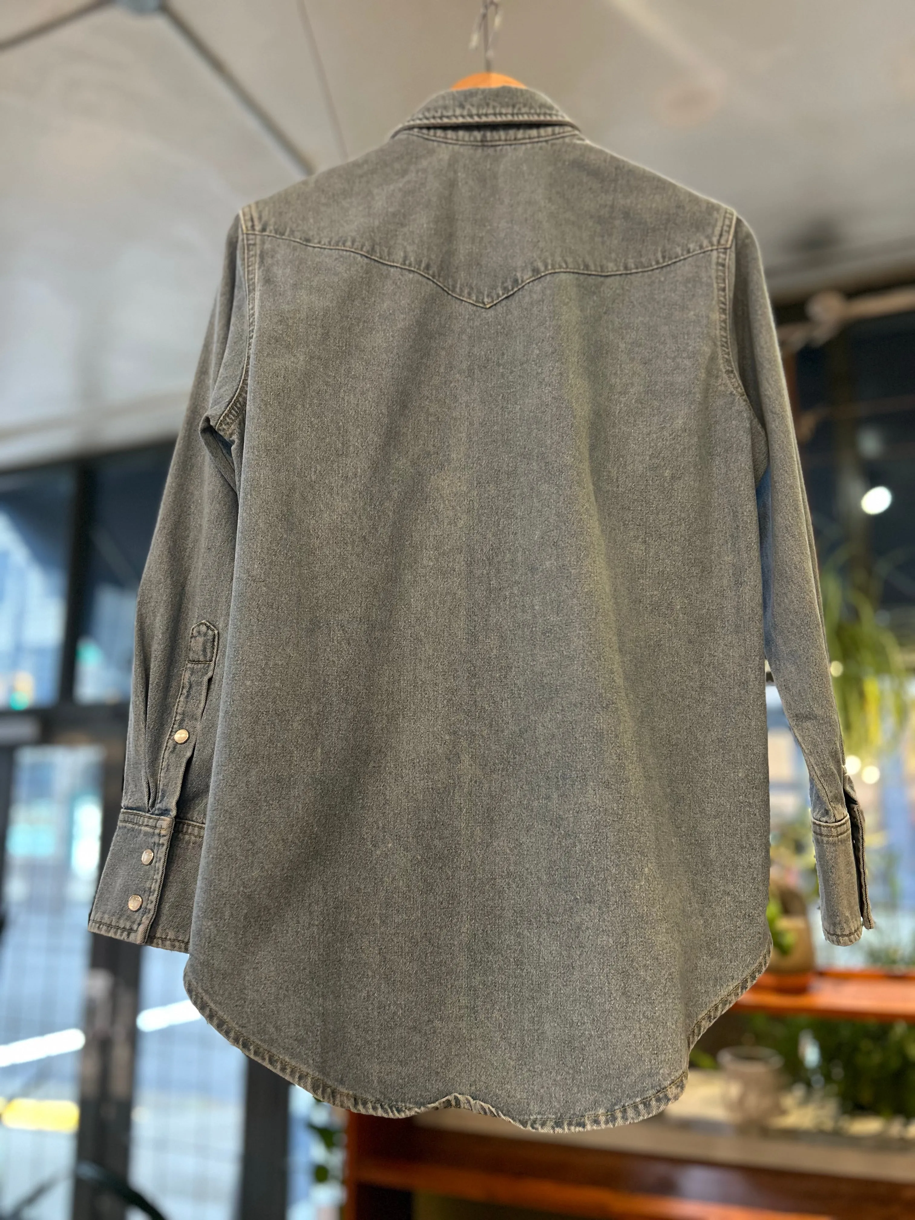 Liv Western Shirt - Park Wash