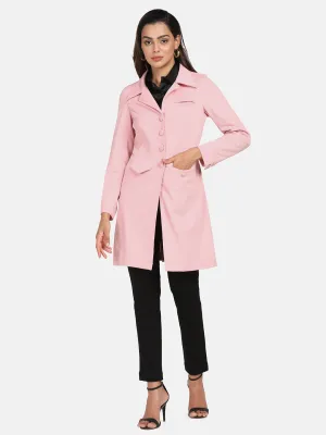 Longline Stretch jacket - Pink