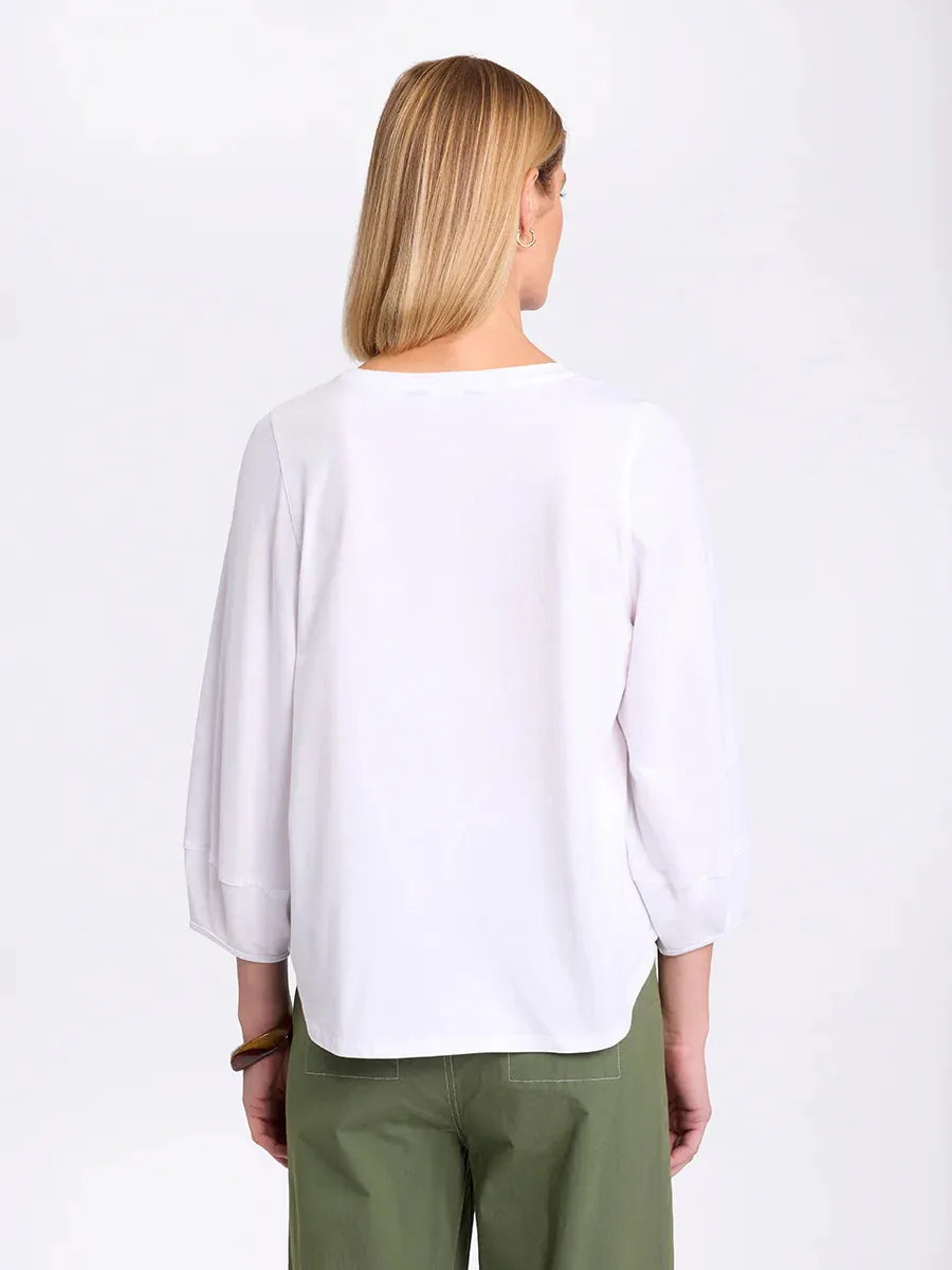 Marco Polo Latern Slv Tee YTMS57460 - White