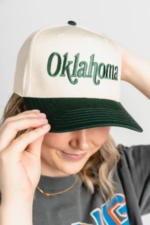 Oklahoma book mania hat natural/green