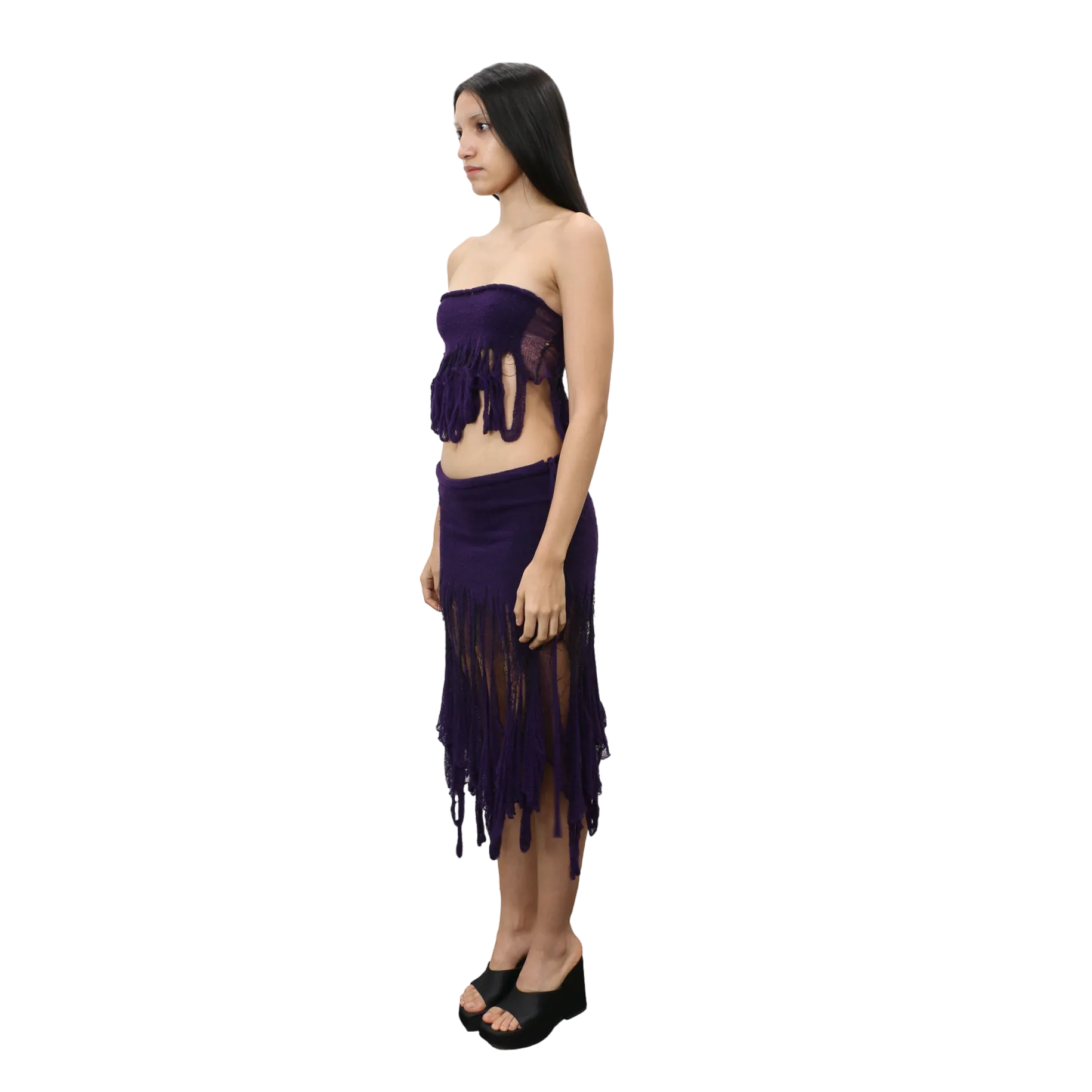 Purple Swiggle Skirt