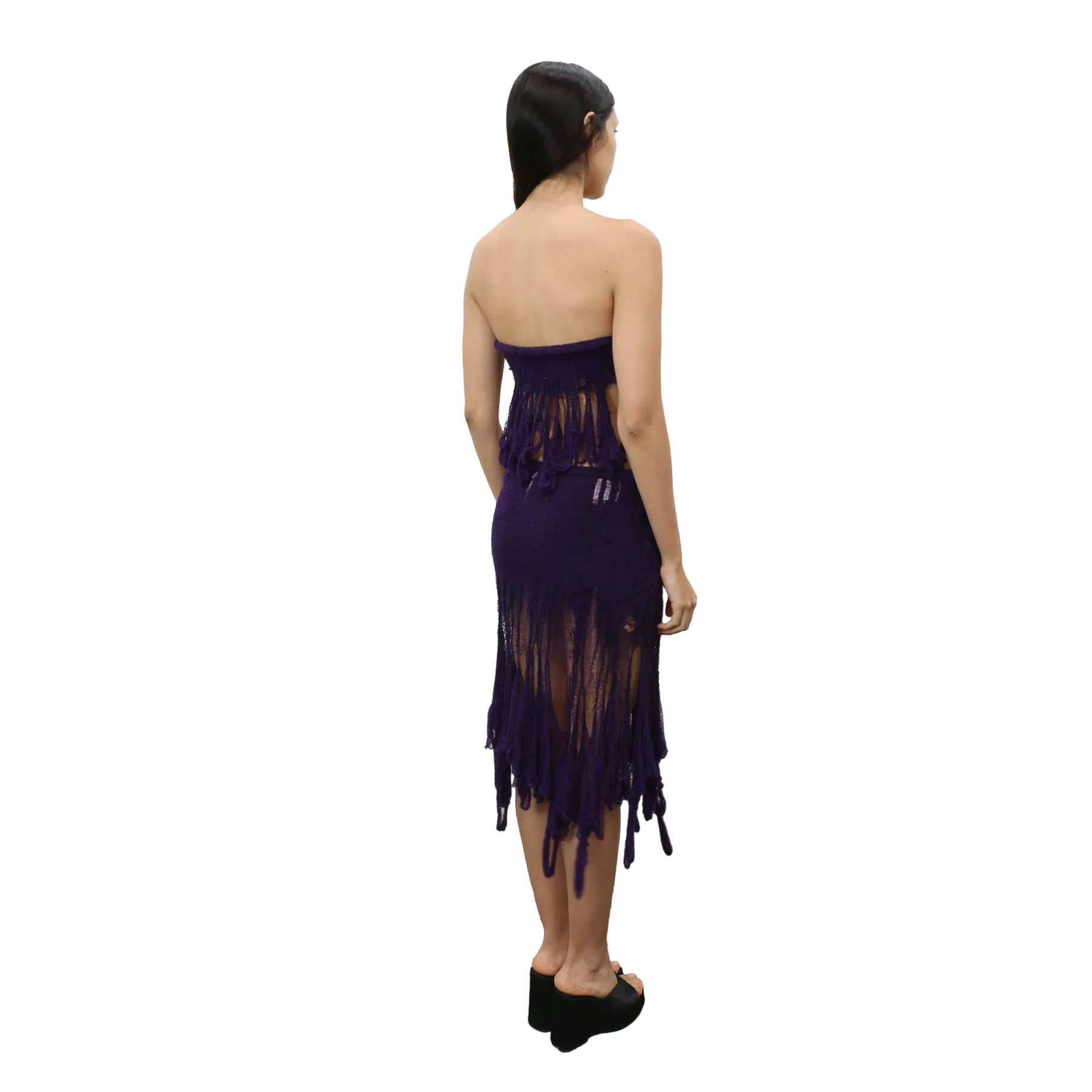 Purple Swiggle Skirt