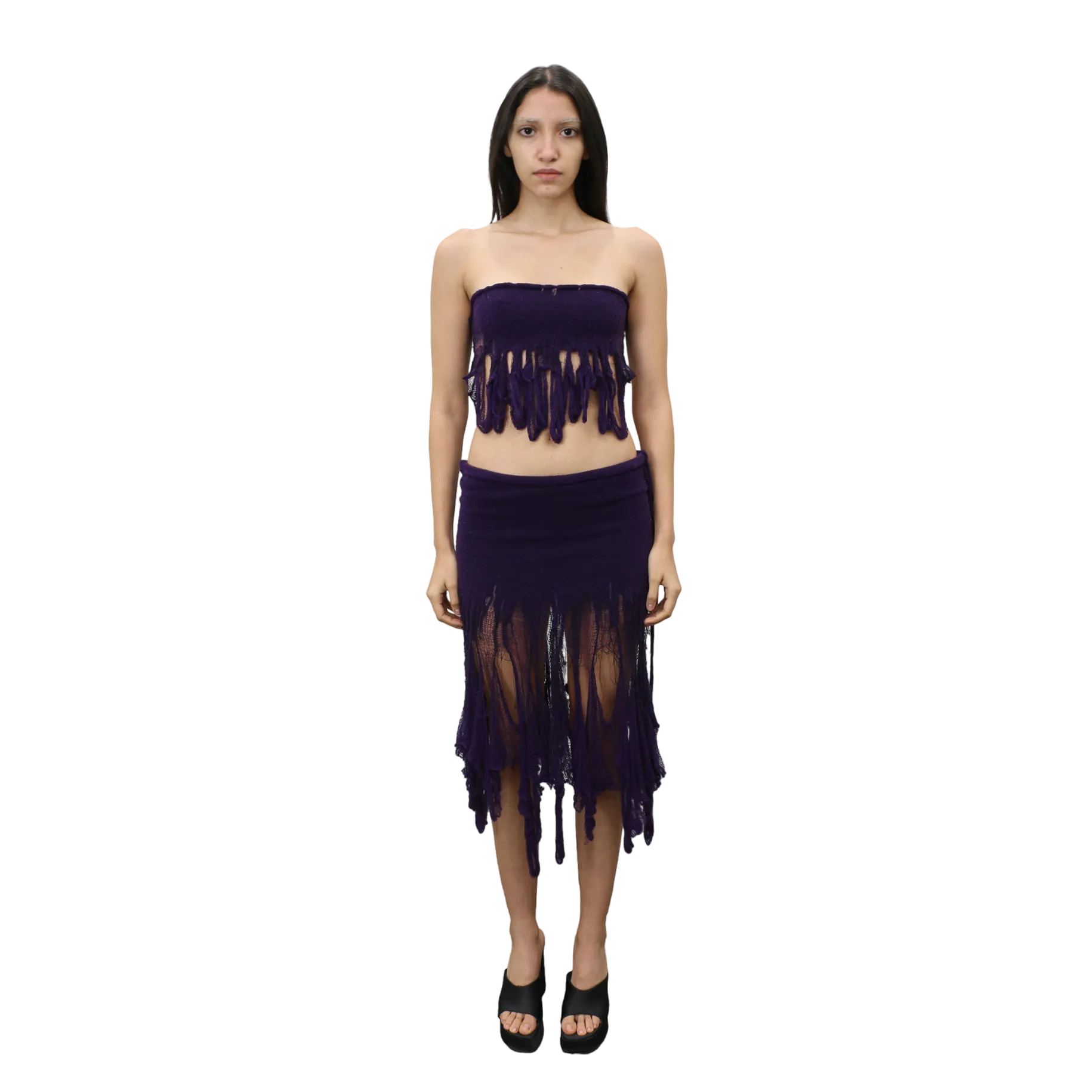 Purple Swiggle Skirt