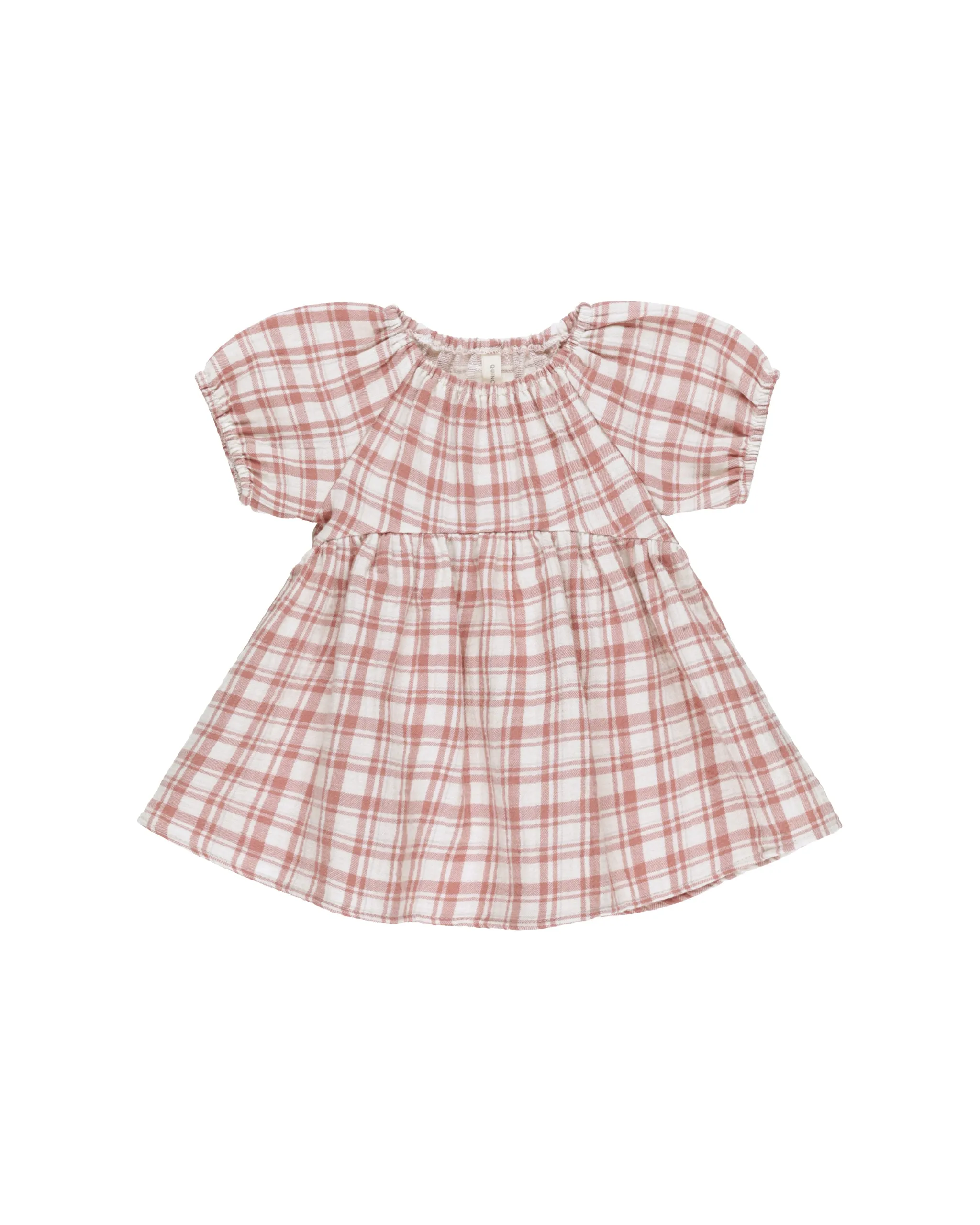 Quincy Mae Bella Dress (Pink Plaid)