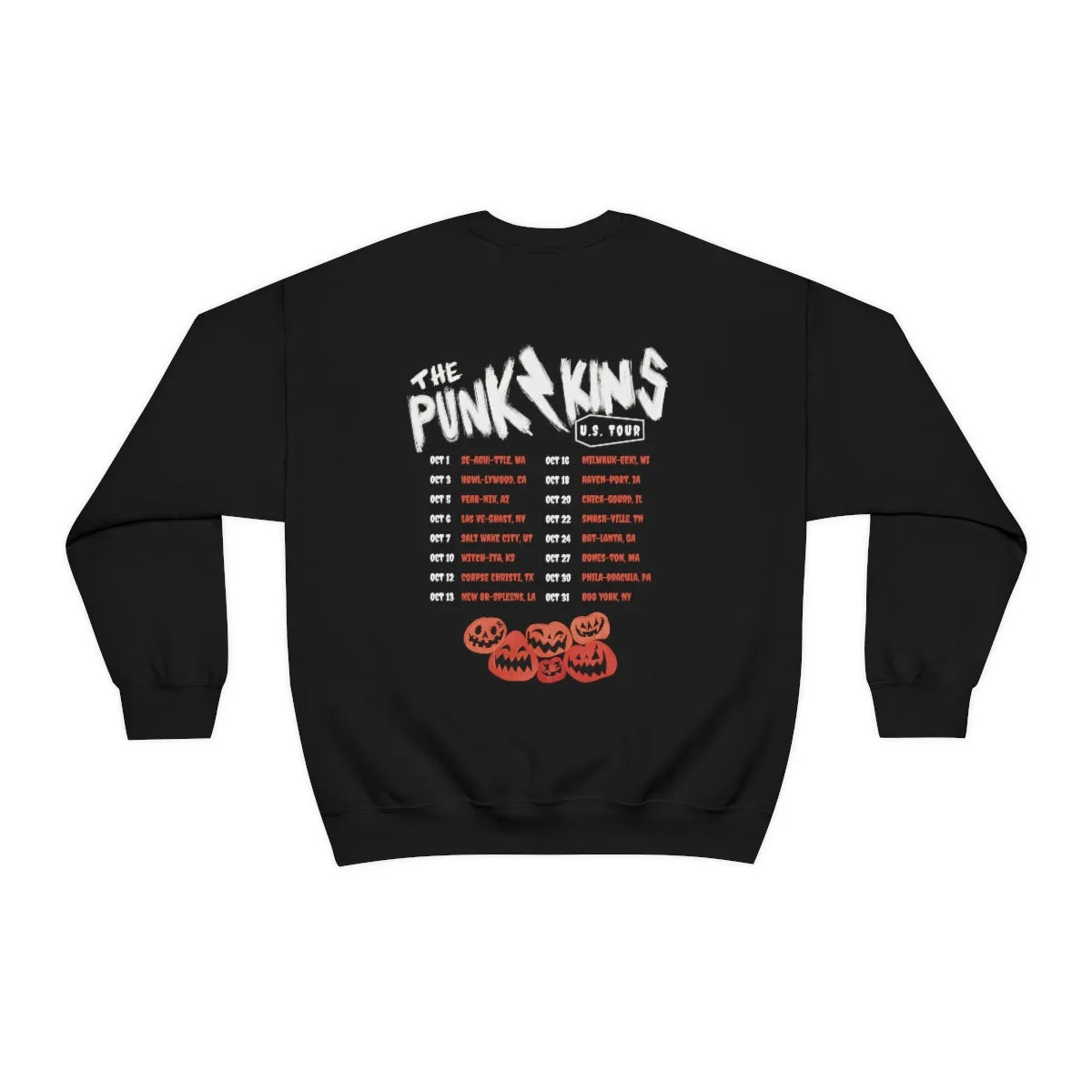 "The Punk Kins" Crewneck Sweater / Halloween Sweaters