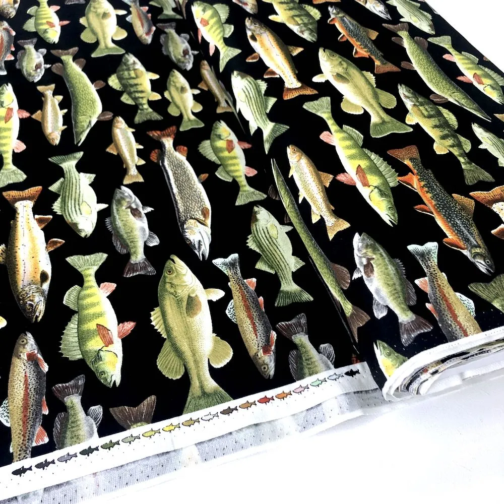 Realistic Fish Black