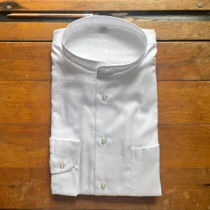 Regent - Pogo Shirt - White Grandad Collar
