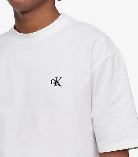 Relaxed Fit Archive Logo Crewneck T-Shirt Brilliant White