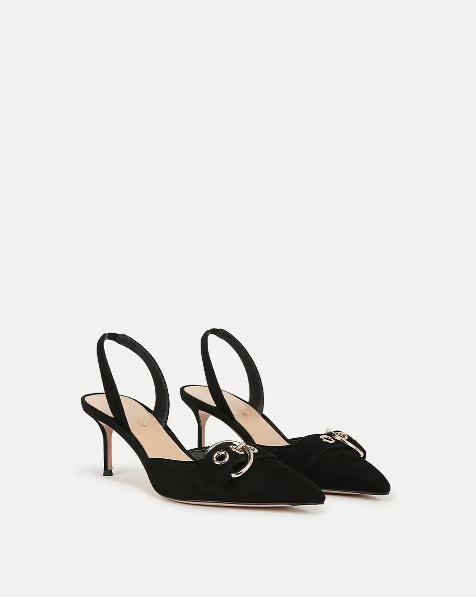 Roxy Suede Slingback Pump