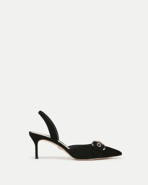 Roxy Suede Slingback Pump