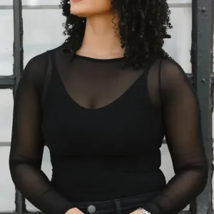Sheer Long Sleeve